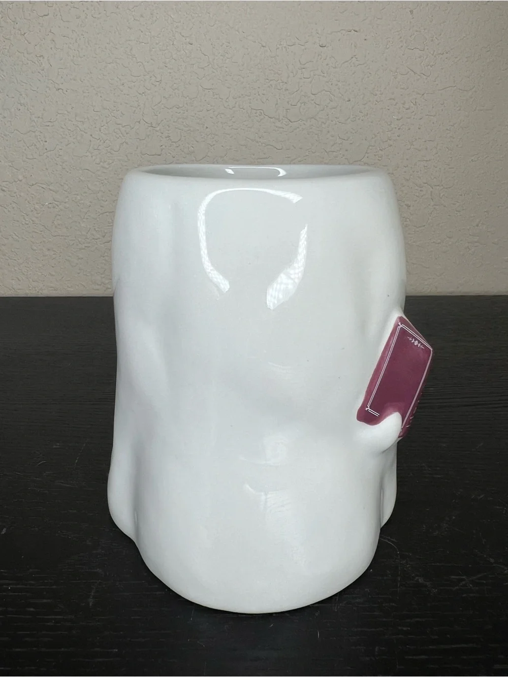 NEW Sunday Morning Ceramics Halloween Ghost with Spells and Potions Books Mug